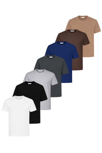 Набор футболок 7 шт RAY PREMIUM FIT Комбинированный (U0102-7PACK3) XL U0102-7PACK3 фото