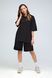 Костюм футболка оверсайз и шорты RAY BASIC черный женский (U1801W-Black) S U1801W-Black фото 1