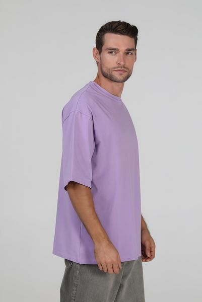 Футболка оверсайз RAY OVERSIZE мужская лиловая (U0104M-Lilac) L-XL U0104M-Lilac фото