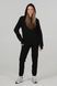Костюм худи и штаны Ray Basic женский утепленный черный (U0801W-Black) XS U0801W-Black фото 3