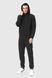 Костюм худі та штани Ray Basic чоловічий утеплений чорний (U0801М-Black) XS U0801М-Black фото 2
