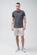 Костюм мужской поло и шорты Ray Basic комбинированный Графит/Беж (U9007-Slate Grey-Cream) S U9007-Slate Grey-Cream фото 1