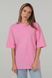 Футболка оверсайз RAY OVERSIZE женская розовая (U0104W-Pink) S/M U0104W-Pink фото 1