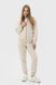 Костюм женский худи на молнии и брюки RAY PREMIUM LOOSE бежевый (U0809W-Cream) M U0809W-Cream фото 1