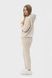 Костюм женский худи на молнии и брюки RAY PREMIUM LOOSE бежевый (U0809W-Cream) M U0809W-Cream фото 2
