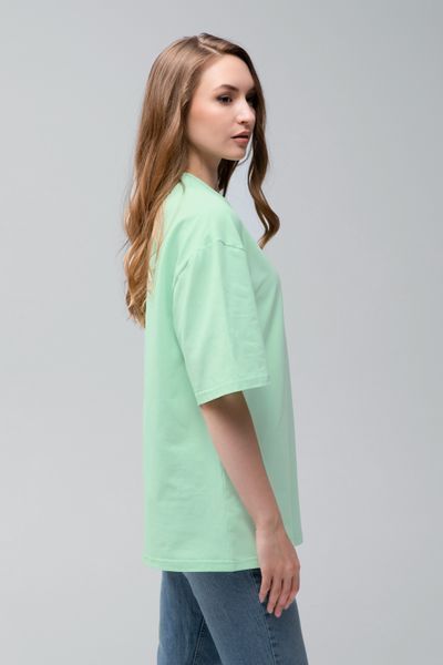 Футболка оверсайз RAY OVERSIZE світло-зелена жіноча (U0104W-Light green) S/M U0104W-Light green фото