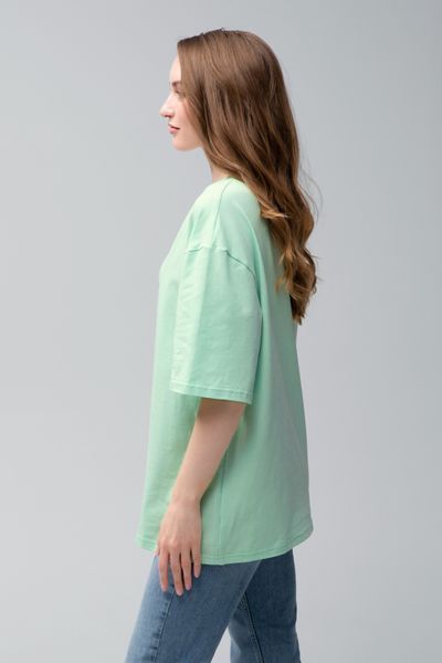 Футболка оверсайз RAY OVERSIZE світло-зелена жіноча (U0104W-Light green) S/M U0104W-Light green фото