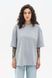 Футболка оверсайз RAY OVERSIZE жіноча сірий меланж (U0104W-Grey Heather) S/M U0104W-Grey Heather фото 1