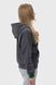 Худи на молнии женское базовое RAY PREMIUM LOOSE темно-серое (U0409W-Dark Grey) XS U0409W-Dark Grey фото 2