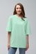 Футболка оверсайз RAY OVERSIZE світло-зелена жіноча (U0104W-Light green) S/M U0104W-Light green фото 1