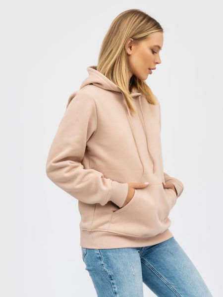 Худі утеплене RAY BASIC жіноче бежеве (U0401W-Cream) XS U0401W-Cream фото