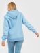 Худі жіноче базове утеплене RAY BASIC блакитне (U0401W-Sky Blue) XS U0401W-Sky Blue фото 3