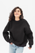 Свитшот утепленный оверсайз RAY OVERSIZE женский черный (U0304W-Black) S/M U0304W-Black фото 1