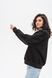 Свитшот утепленный оверсайз RAY OVERSIZE женский черный (U0304W-Black) S/M U0304W-Black фото 4