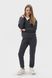 Костюм жіночий худі на блискавці та штани RAY PREMIUM LOOSE темно-сірий (U0809W-Dark Grey) XS U0809W-Dark Grey фото 2