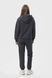 Костюм жіночий худі на блискавці та штани RAY PREMIUM LOOSE темно-сірий (U0809W-Dark Grey) XS U0809W-Dark Grey фото 3