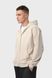 Худи на молнии мужское базовое RAY PREMIUM LOOSE бежевое (U0409M-Cream) XS U0409M-Cream фото 2