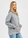 Худи базовое Ray Basic утепленное женское серый меланж (U0401W-Grey Heather) XS U0401W-Grey Heather фото 4