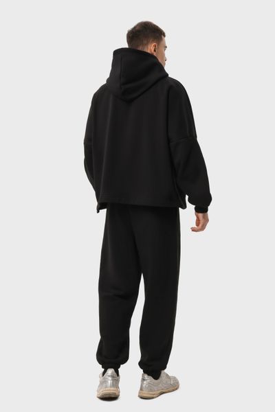 Костюм худи и штаны утеплённый мужской RAY BALLOON чёрный (U0808М-Black) XS U0808М-Black фото