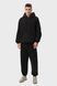 Костюм худи и штаны утеплённый мужской RAY BALLOON чёрный (U0808М-Black) XS U0808М-Black фото 1