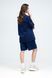 Костюм футболка оверсайз и шорты RAY BASIC темно-синий женский (U1801W-Navy Blue) M U1801W-Navy Blue фото 4