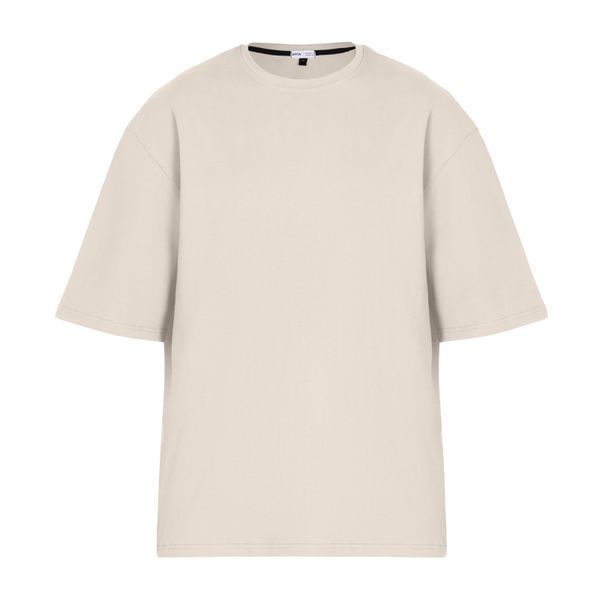 Футболка оверсайз RAY OVERSIZE мужская бежевая (U0104M-Cream) S-M U0104M-Cream фото