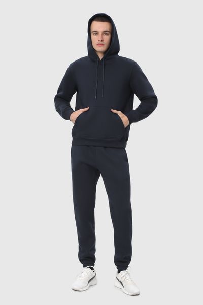 Костюм худі та штани Ray Basic чоловічий утеплений темно-синій (U0801M-Navy Blue) S U0801M-Navy Blue фото
