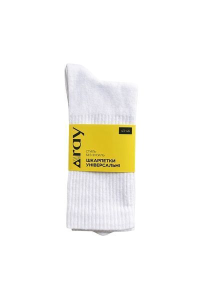 Носки женские базовые RAY BASIC UNISEX Белый (U3101W-White) 39-42 U3101W-White фото