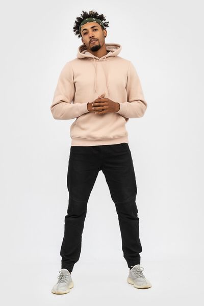 Худи базовое Ray Basic утепленное мужское бежевое (U0401M-Cream) XS U0401M-Cream фото