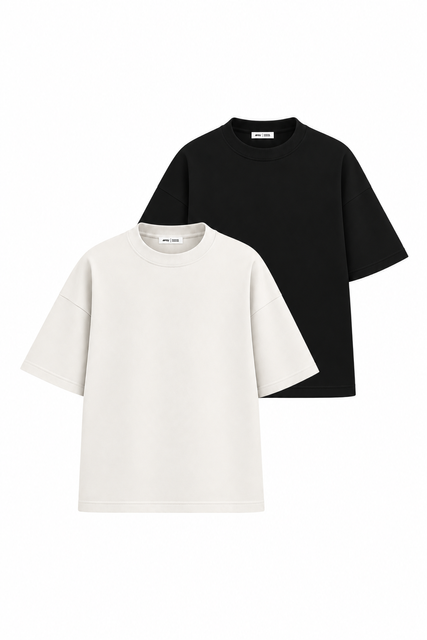 Набор оверсайз футболок женских RAY PREMIUM OVERSIZE (U0105W-Black-Shampan) XS U0105W-Black-Shampan фото