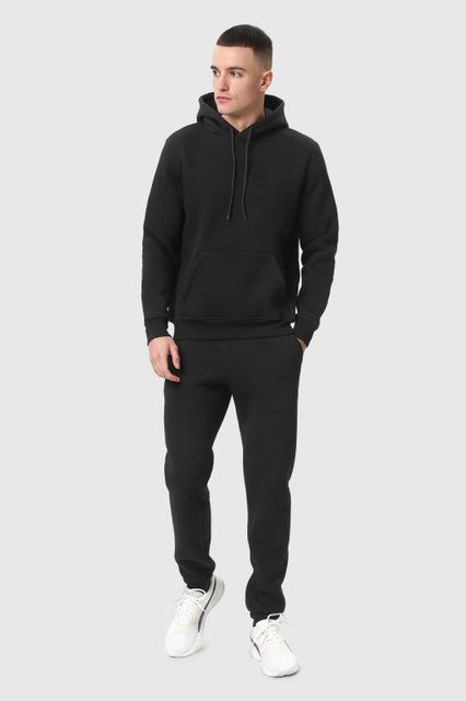 Костюм худі та штани Ray Basic чоловічий утеплений чорний (U0801М-Black) M U0801М-Black фото