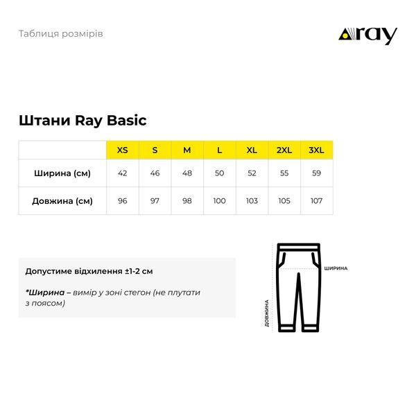 Костюм худі та штани Ray Basic чоловічий утеплений чорний (U0801М-Black) M U0801М-Black фото
