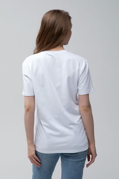 Футболка жіноча базова RAY PREMIUM FIT UNISEX Білий (U0102W-White) XS U0102W-White фото