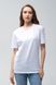 Футболка жіноча базова RAY PREMIUM FIT UNISEX Білий (U0102W-White) XS U0102W-White фото 1