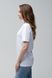 Футболка жіноча базова RAY PREMIUM FIT UNISEX Білий (U0102W-White) XS U0102W-White фото 2