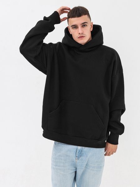 Худі оверсайз Ray Oversize утеплене чоловіче чорне (U0404M-Black) L/XL U0404M-Black фото