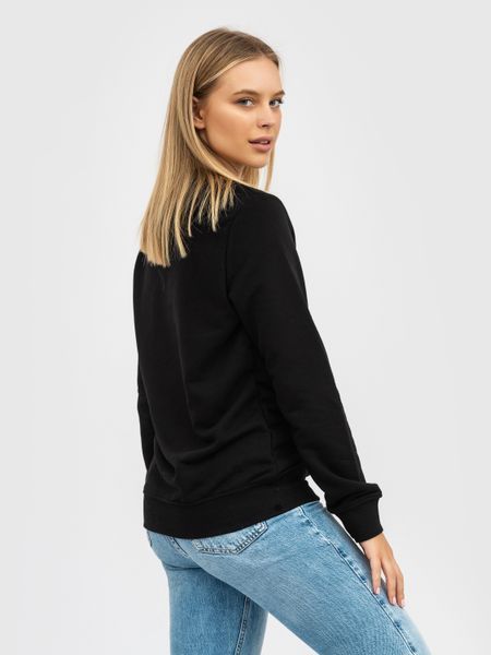 Світшот полегшений RAY BASIC жіночий чорний (U0302W-Black) XS U0302W-Black фото