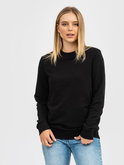 Світшот полегшений RAY BASIC жіночий чорний (U0302W-Black) XS U0302W-Black фото