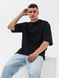 Футболка оверсайз RAY OVERSIZE чоловіча чорна (U0104M-Black) S/M U0104M-Black фото 2