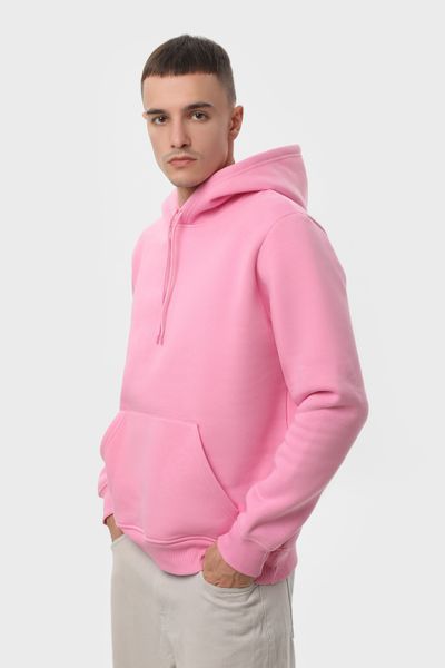 Худи мужское базовое утепленное RAY BASIC розовое (U0401M-Pink) XS U0401M-Pink фото