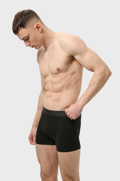 Труси боксери чоловічі RAY BASIC Чорний (M2101-Black) S M2101-Black фото