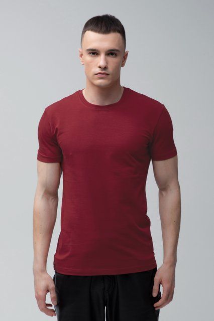 Футболка базова Ray Premium Fit чоловіча бордова (U0102-Burgundy) XS U0102-Burgundy фото