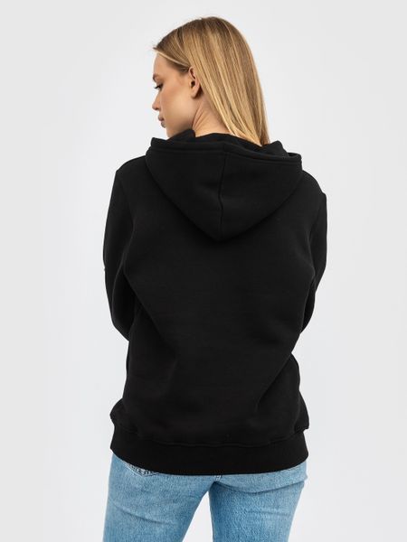 Худи утепленное RAY BASIC женское черное (U0401W-Black) XS U0401W-Black фото