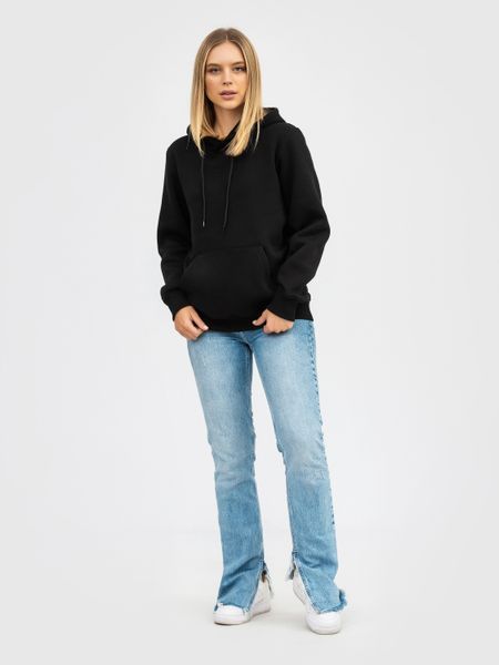 Худи утепленное RAY BASIC женское черное (U0401W-Black) XS U0401W-Black фото