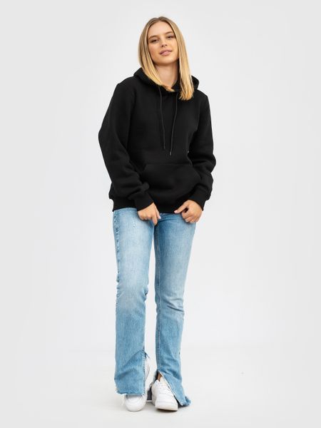 Худи утепленное RAY BASIC женское черное (U0401W-Black) XS U0401W-Black фото