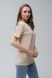 Футболка жіноча базова RAY PREMIUM FIT UNISEX Бежевий (U0102W-Cream) XS U0102W-Cream фото 2