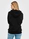 Худи утепленное RAY BASIC женское черное (U0401W-Black) XS U0401W-Black фото 5