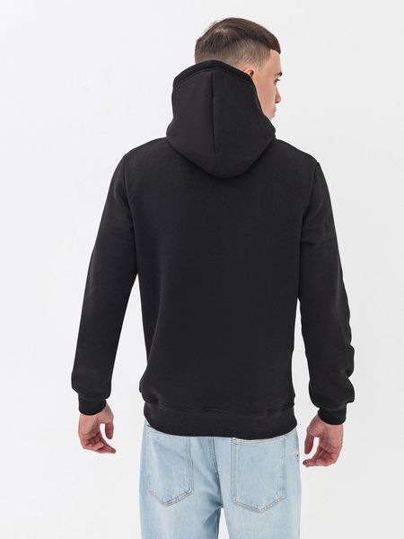 Худі базове Ray Basic утеплене чоловіче чорне (U0401M-Black) XS U0401M-Black фото