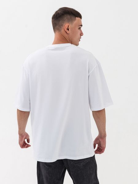 Футболка оверсайз RAY OVERSIZE мужская белая (U0104M-White) S-M U0104M-White фото