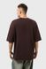Футболка оверсайз RAY OVERSIZE чоловіча шоколад (U0104M-Chocolate) S/M U0104M-Chocolate фото 3